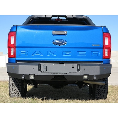 Steelcraft Automotive 19C Ranger Textured Black Fortis Rear Bumper 76-21340